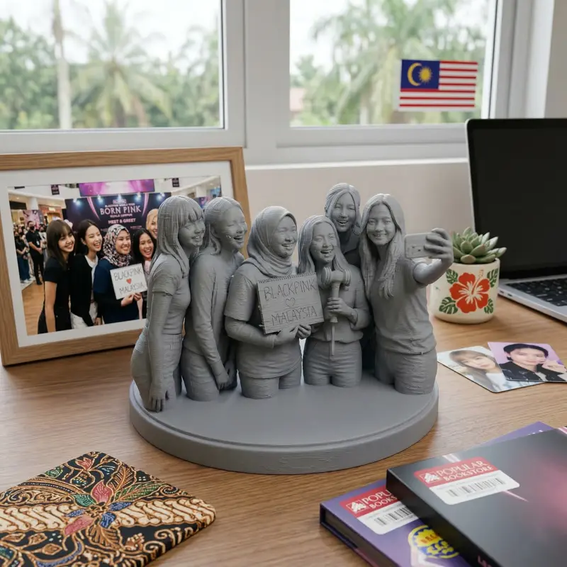 3D Portrait family sample